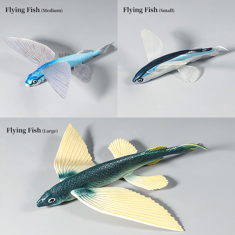 Kids First Education - 海洋動物水中世界トビウオセットアクションフィギュア海洋生物モデル PVC 教育子供のおもちゃ