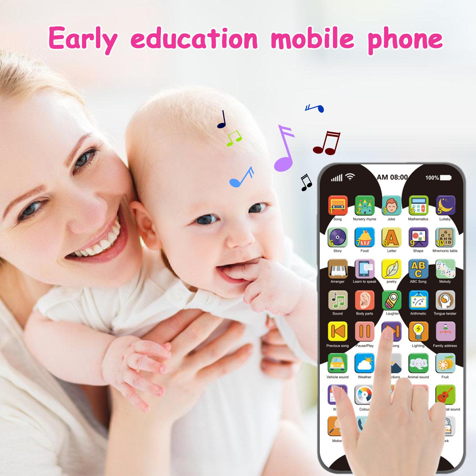 子供のおもちゃのスマートフォン早期携帯電話ライトタッチスクリ - Kids Education Content のレビューと価格