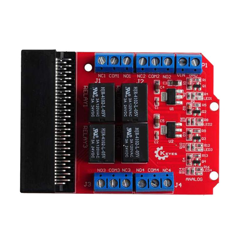 TCE Microbit 4チャンネルリレーモジュールシール - Kids Education Channel のレビューと価格