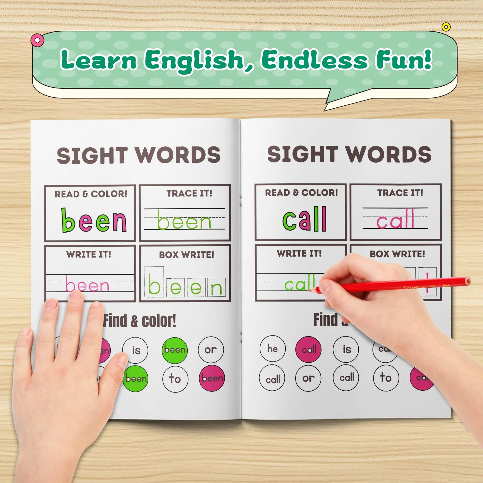 子供向け英語単語塗り絵ワークブック。かわいい漫画のイラストを - Kids Education Activities のレビューと価格
