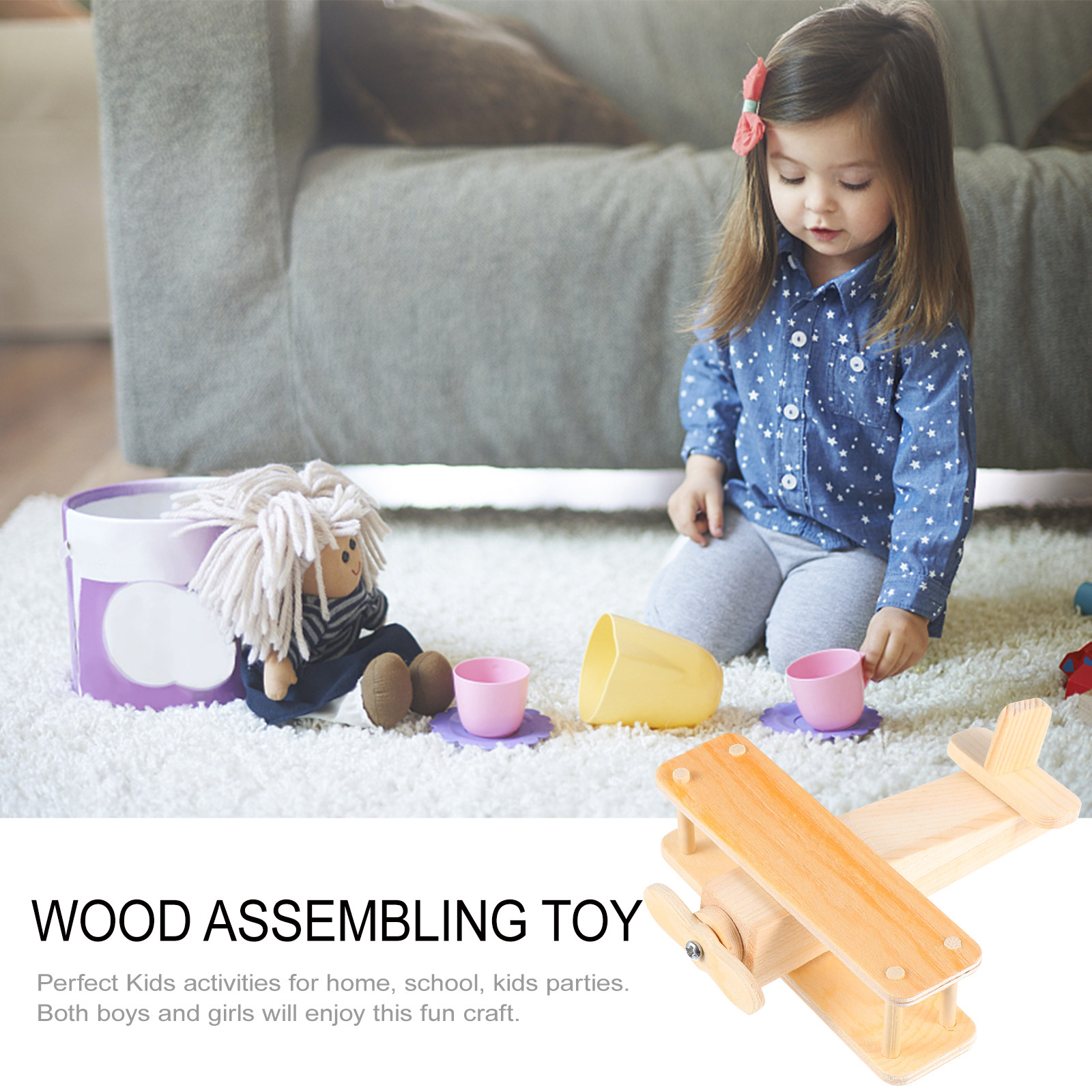 1セットの木製グライダーDIY組み立てキット。子供向けの教育 - Kids Education Activities のレビューと価格