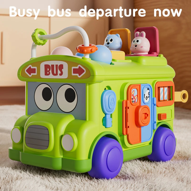 モンテッソーリ教育ベビービジーバスおもちゃ幼児アクティビティ - Kids Education Activities のレビューと価格
