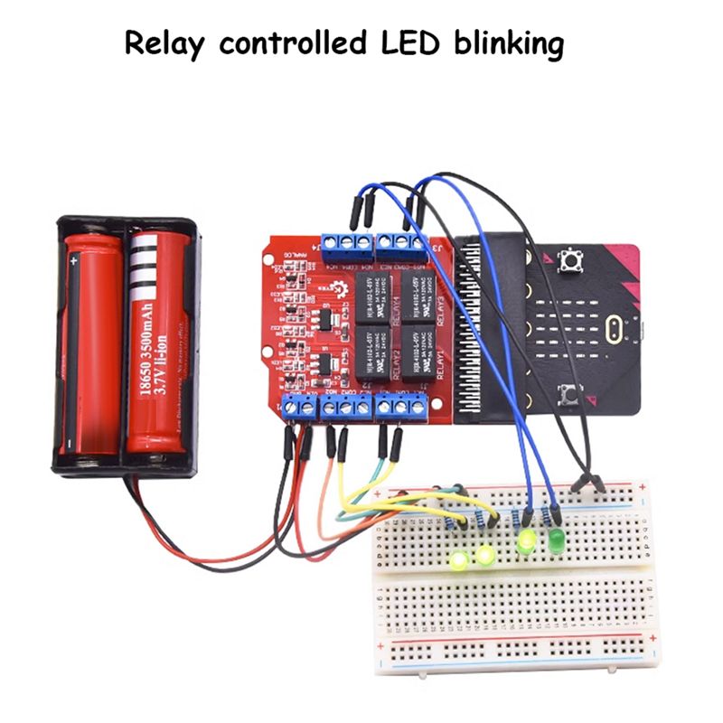 A40I Microbit 4 チャンネルリレーモジュールシ - Kids Education Channel のレビューと価格