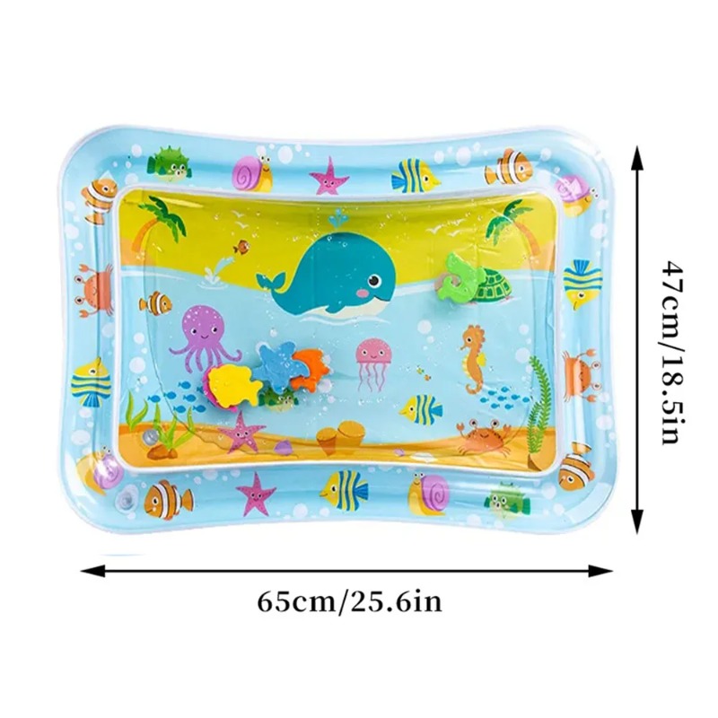 ベビーウォータープレイマットインフレータブルクッション PV - Kids Education Activities のレビューと価格