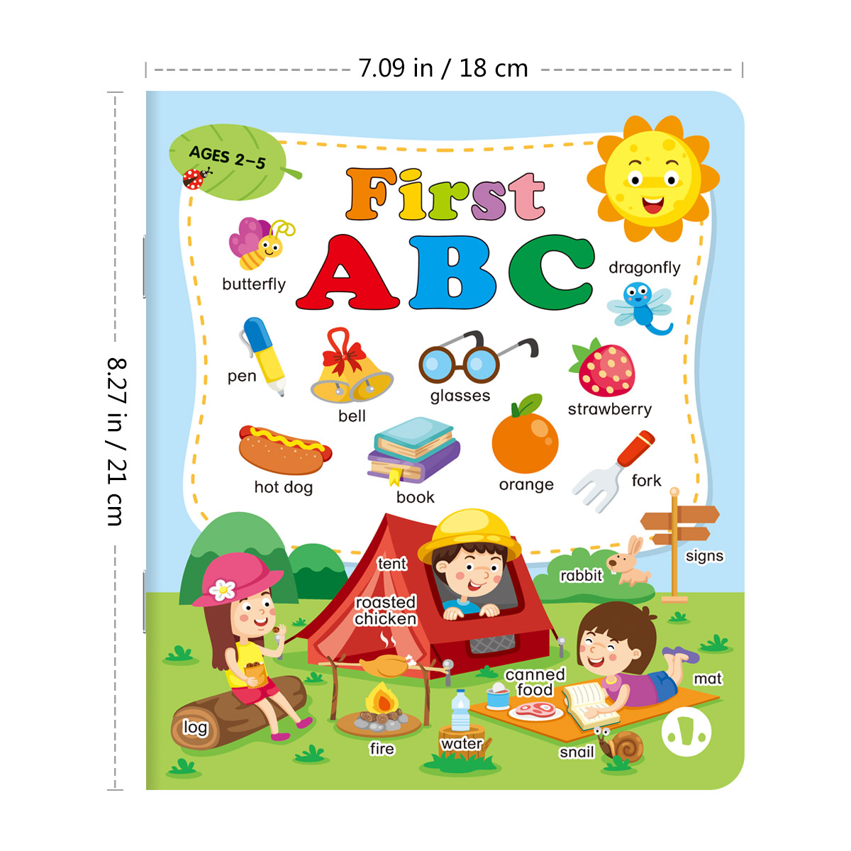 子供向けの初めてのABCアルファベットブック、早期学習英語語 - Kids First Education のレビューと価格
