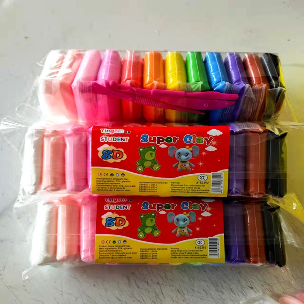 粘土コア素材10g入り12色、24色、36色ミックスパック、 - Kids Education Content のレビューと価格