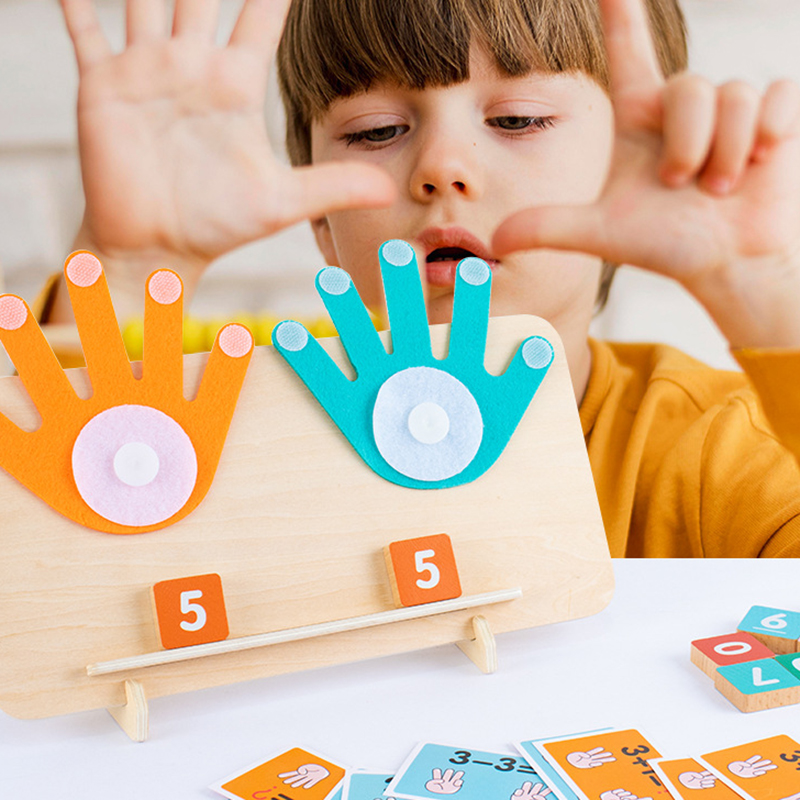 子供モンテッソーリおもちゃ木製指数字数学おもちゃ子供カウント - Kids Education Number のレビューと価格