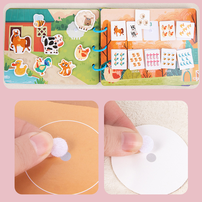 モンテッソーリ私の最初の忙しい本ペースト静かな本子供のおもち - Kids First Education のレビューと価格