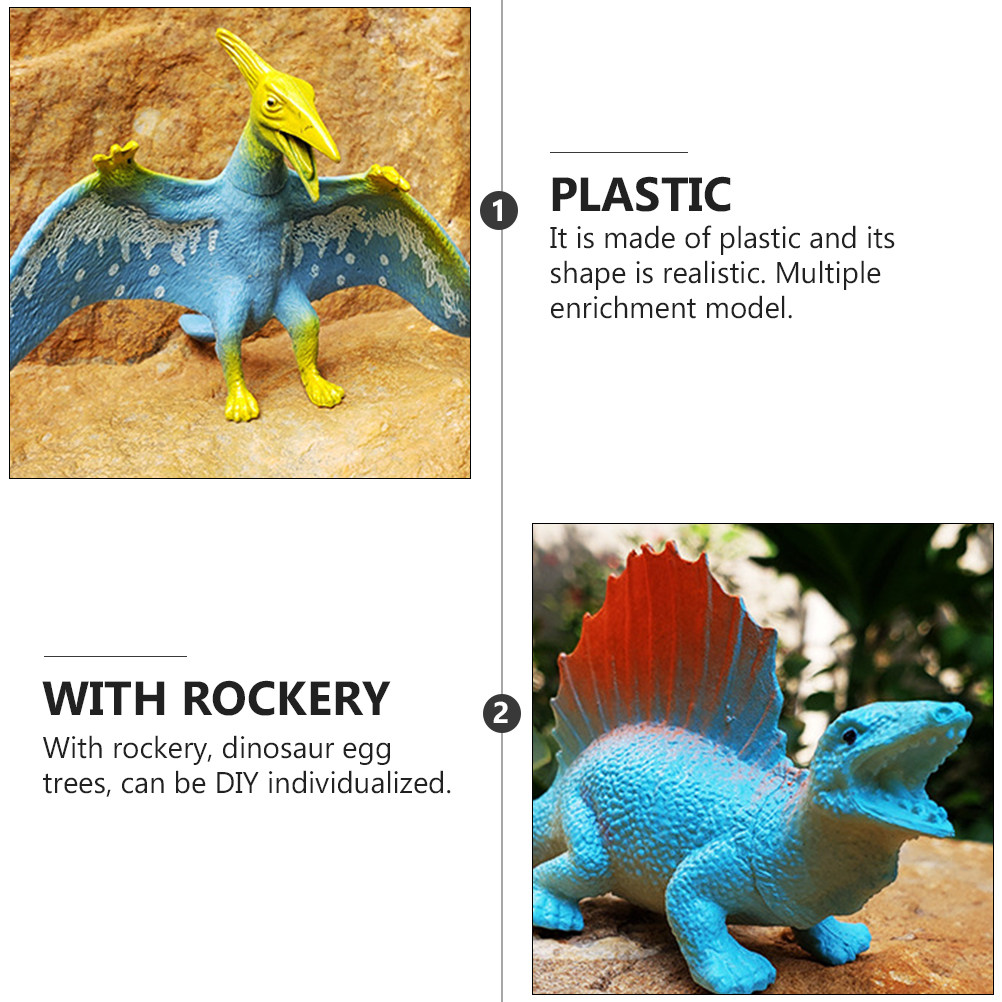 1セットの恐竜の卵の形をしたプラスチック製のおもちゃ。子供向 - Kids Education Activities のレビューと価格